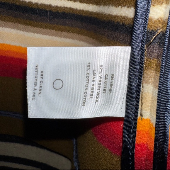 Pendleton Archive Toboggan Olive Wool Coat - Picture 5 of 9